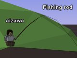 ボクのZAW島で、釣りを楽しむ。